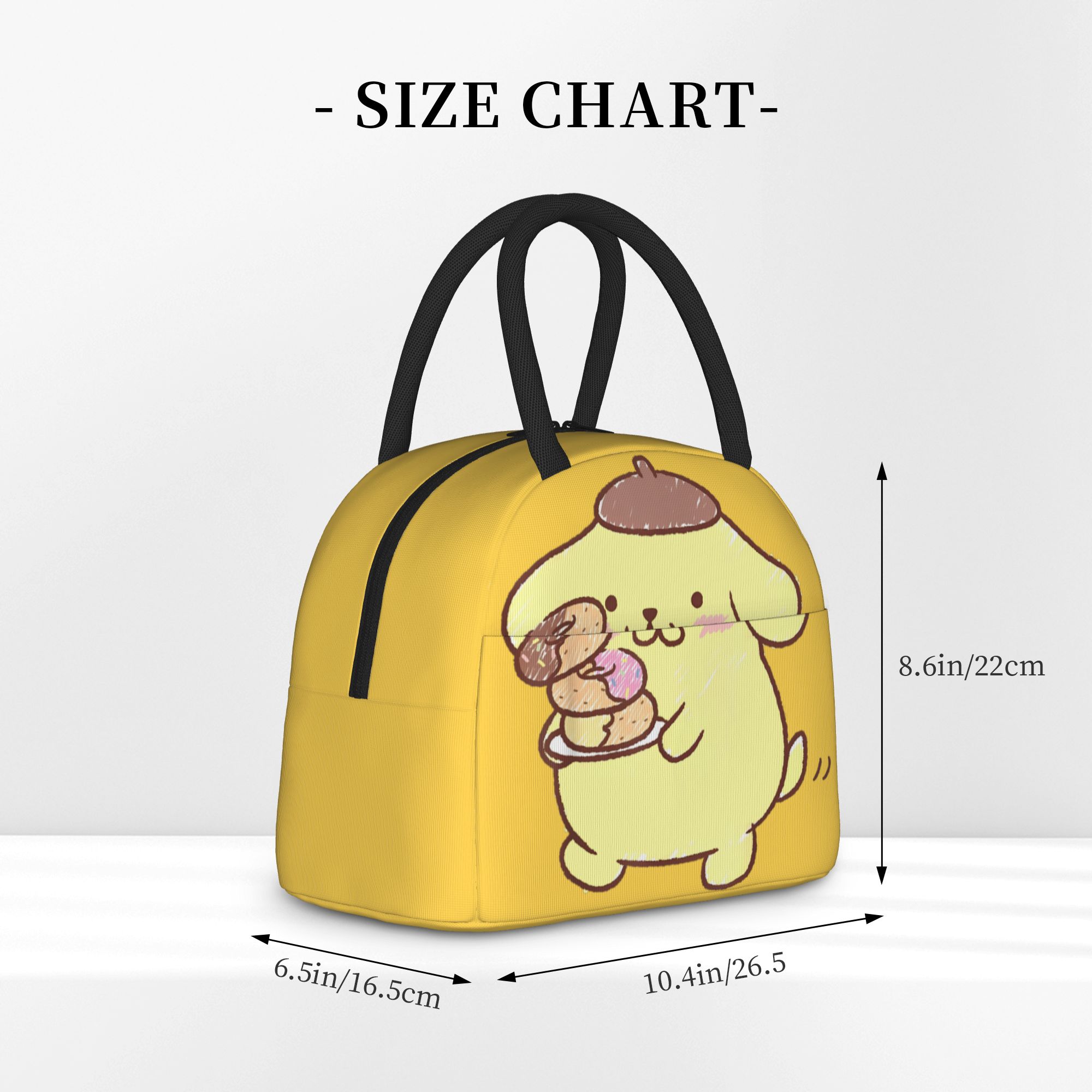 Pompompurin Donuts Insulated L - Tote Bag Sublimation recension och pris