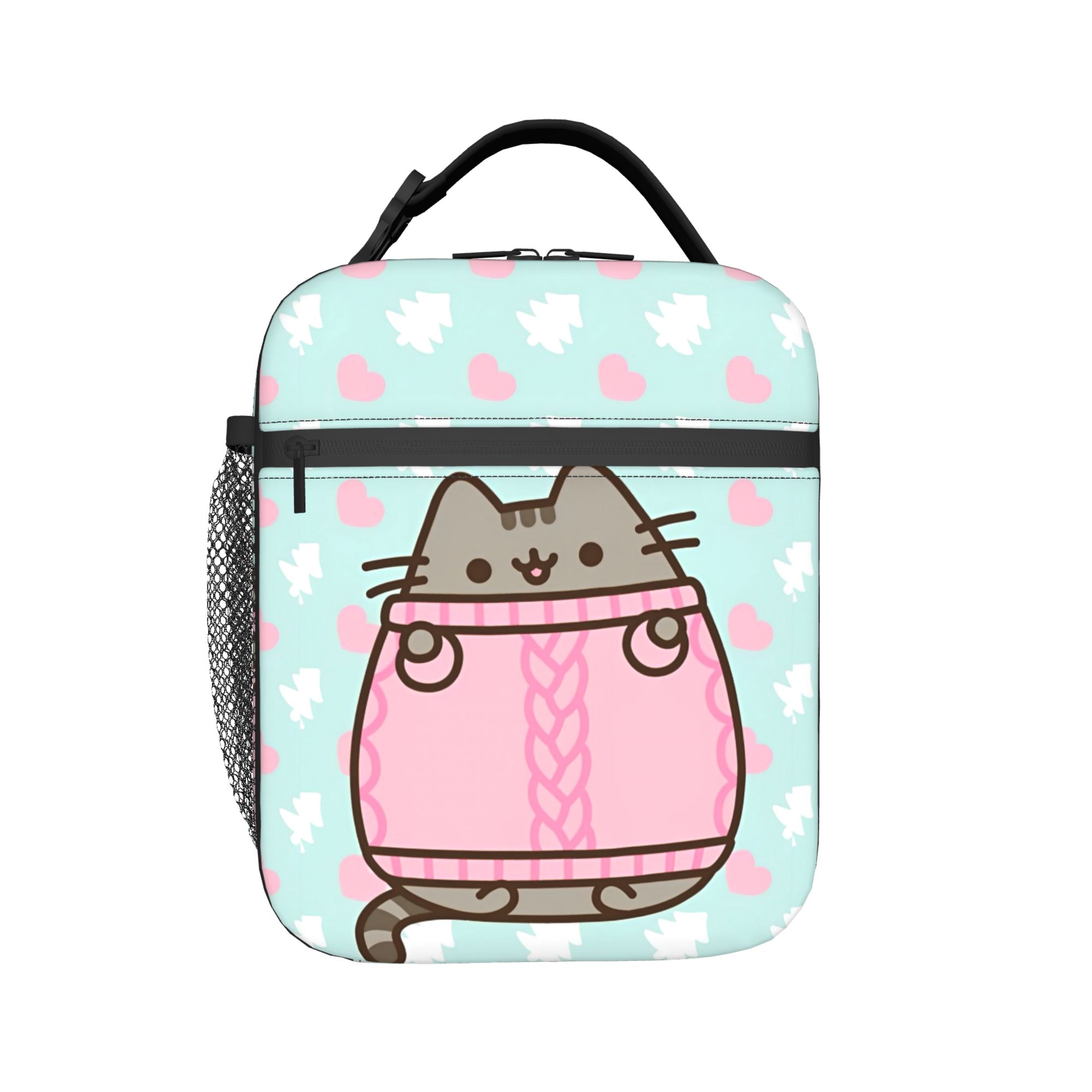Cute Cat Insulated Lunch Bags  - Tote Bag Sublimation recension och pris