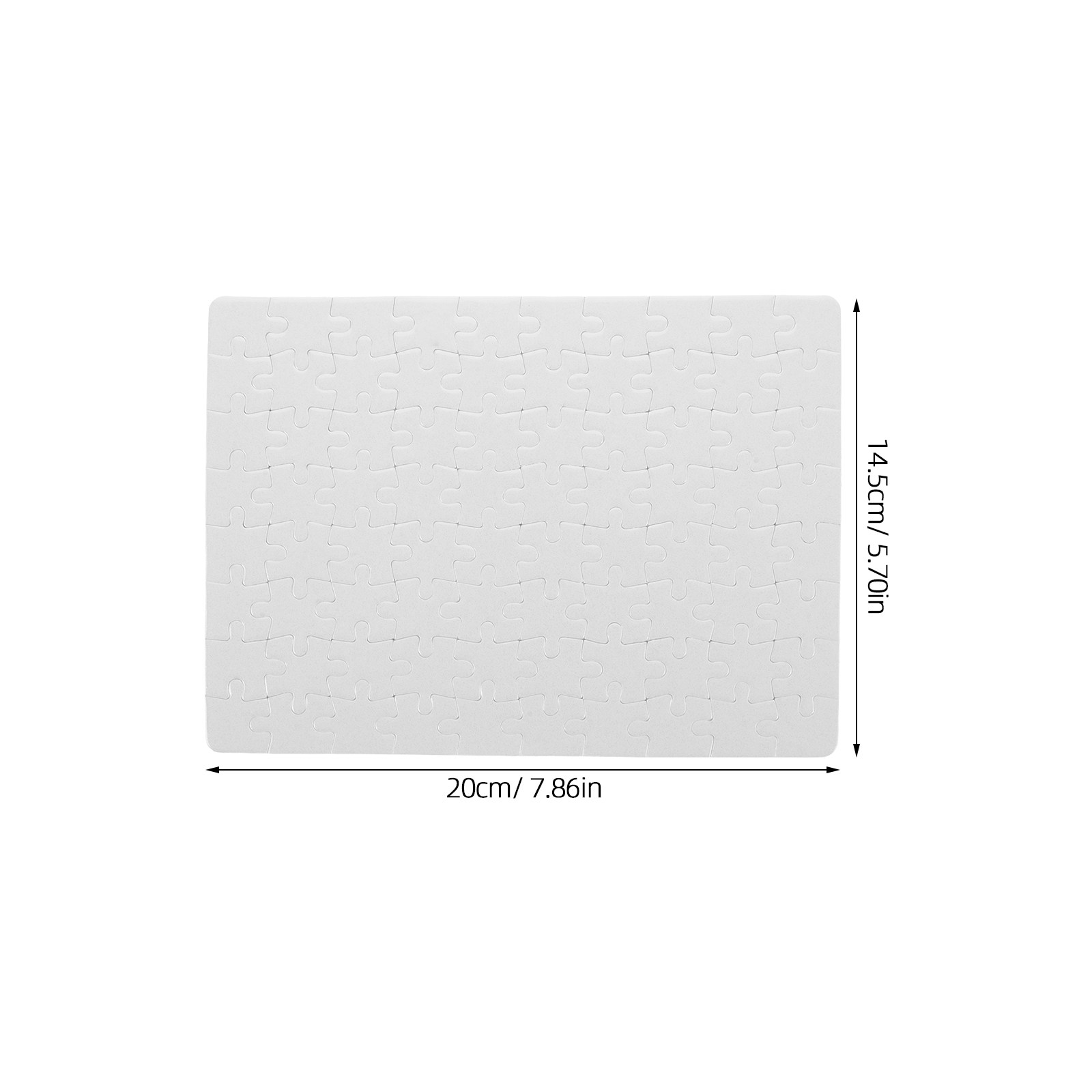 4Sheets Blank Sublimation Jigs - Puzzle Blank White recension och pris
