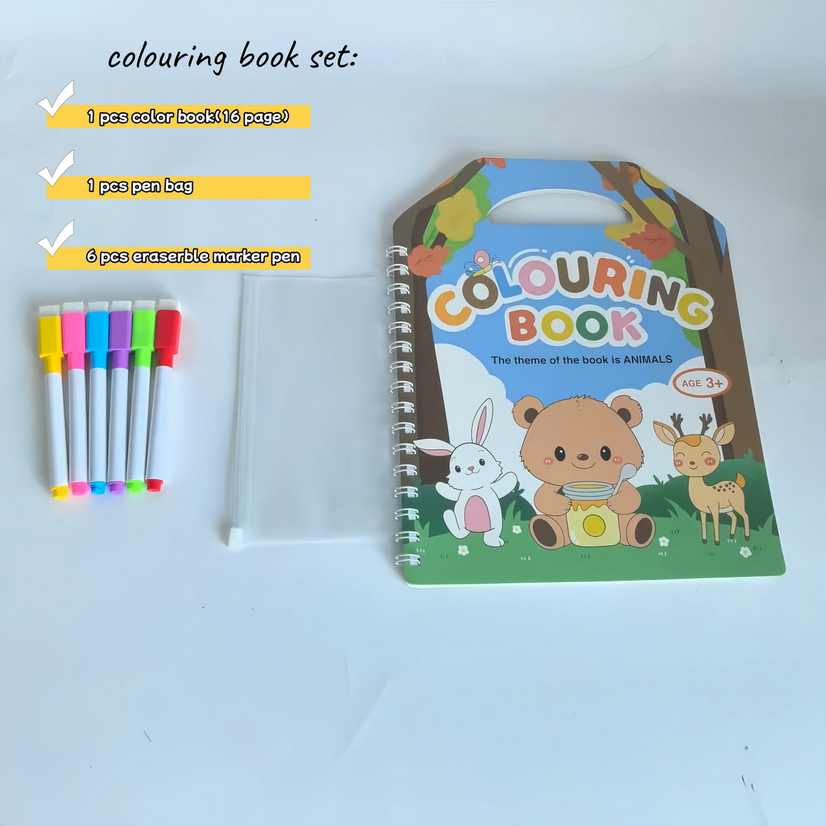 1Set 16Pages Colorbook 1Pcs Pe - Copic Marker Sketch recension och pris
