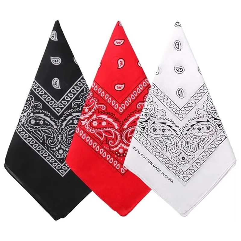 1pcs Hip Hop Cowboy Paisley Sc - Bandana Blank White recension och pris