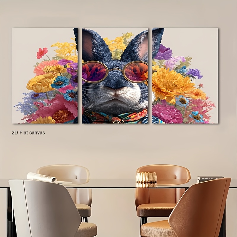 Frameless Canvas 3pcs Blush Ro - Canvas Wrap Ready recension och pris