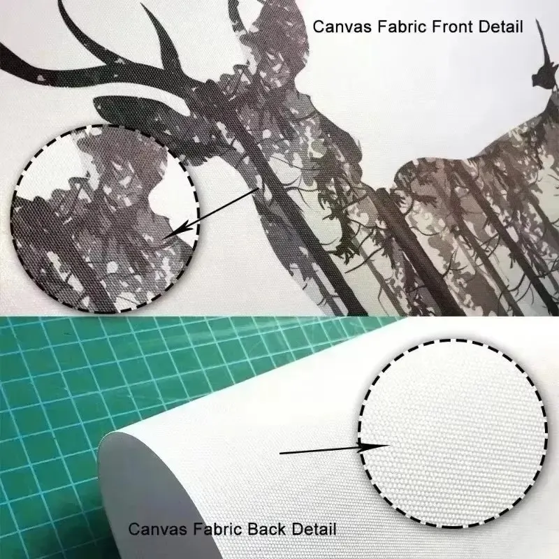 2D Flat, 3pcs, wrapped canvas, - Canvas Wrap Ready recension och pris