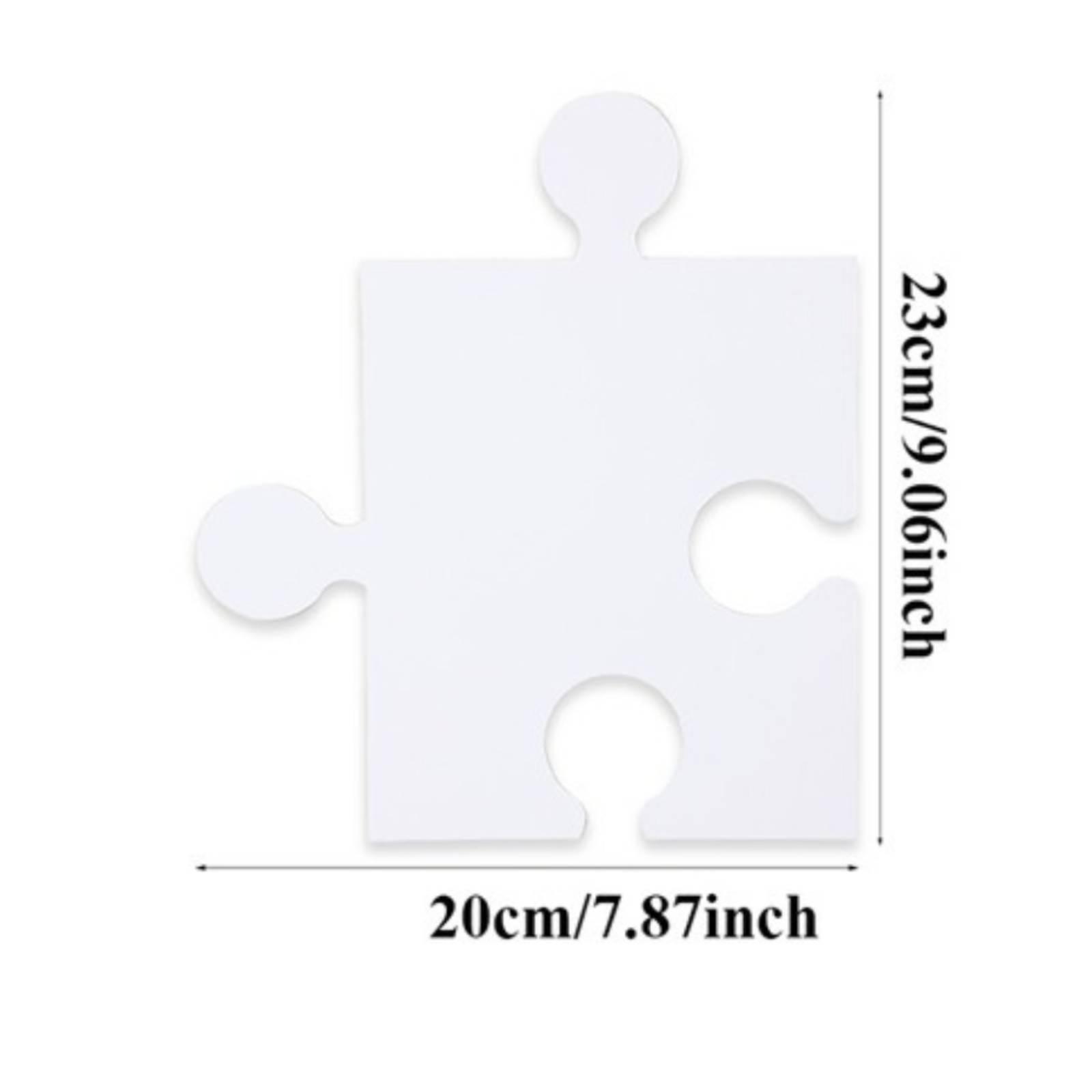DIY Puzzle Cards Blank White C - Puzzle Blank White recension och pris